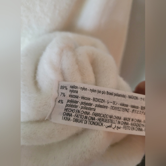 Zara Soft Knit Cropped Mock Neck Sweater Soft White Size Medium - Picture 3 of 8